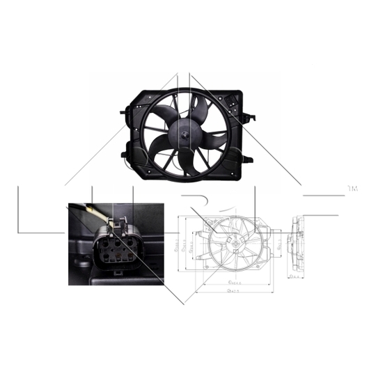 47021 - Fan, radiator 