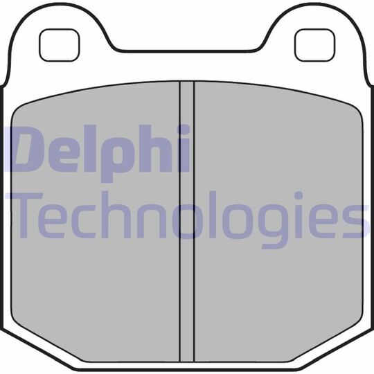 LP1814 - Brake Pad Set, disc brake 