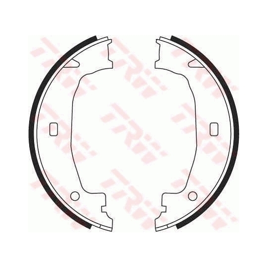 GS8432 - Brake Shoe Set, parking brake 