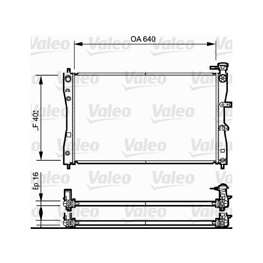 735055 - Radiator, engine cooling 