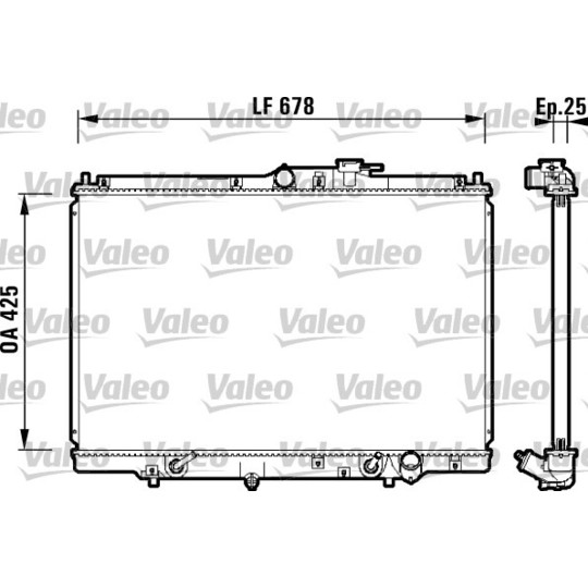 734112 - Radiator, engine cooling 