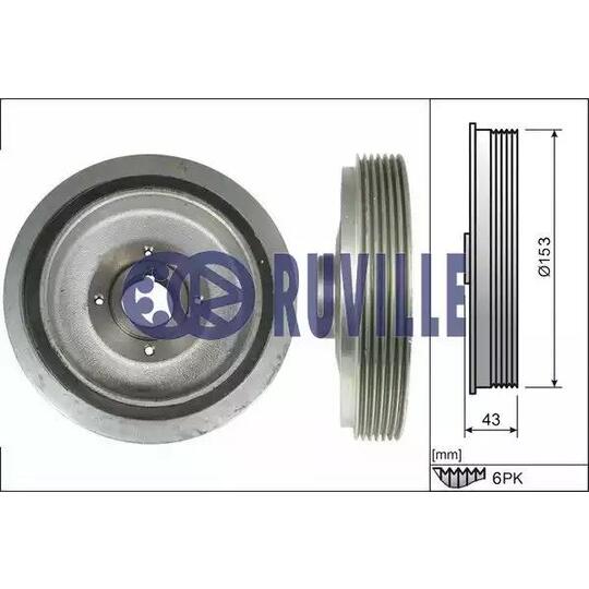 515901 - Belt Pulley, crankshaft 