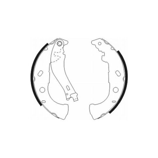 C0F015ABE - Brake Shoe Set 