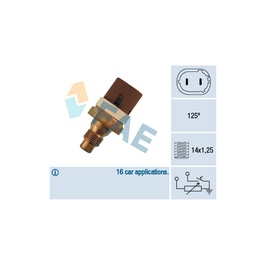 34070 - Sensor, coolant temperature 