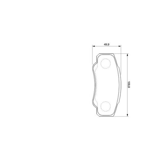 0 986 424 704 - Brake Pad Set, disc brake 