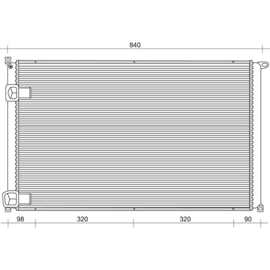 350213993000 - Radiaator, mootorijahutus 