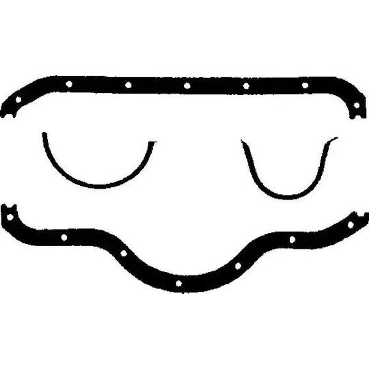 23-24400-01/0 - Gasket Set, wet sump 