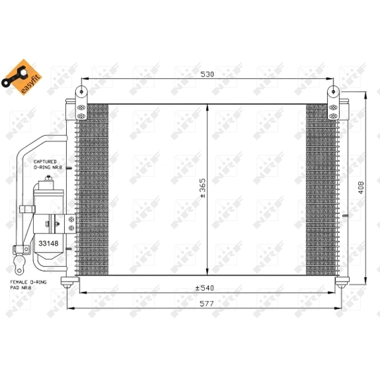 35393 - Condenser, air conditioning 