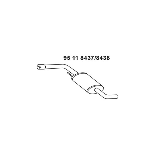 95 11 8438 - Middle Silencer 