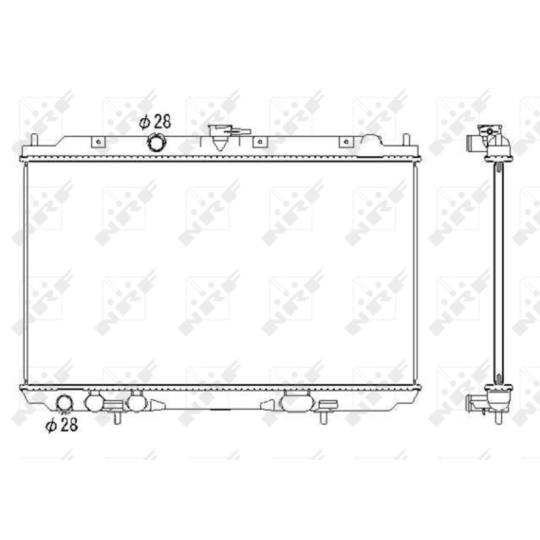 53435 - Radiator, engine cooling 