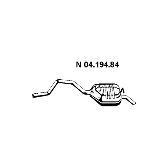 04.194.84 - Takaäänenvaimentaja 