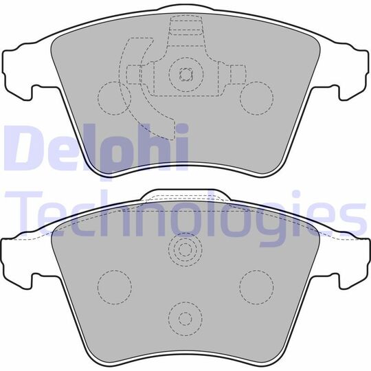 LP2224 - Brake Pad Set, disc brake 