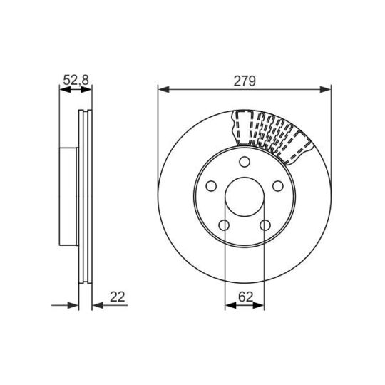 0 986 479 618 - Brake Disc 