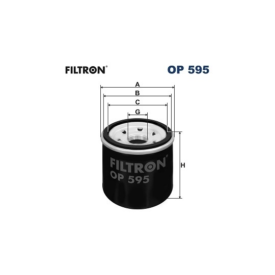 OP 595 - Oil filter 