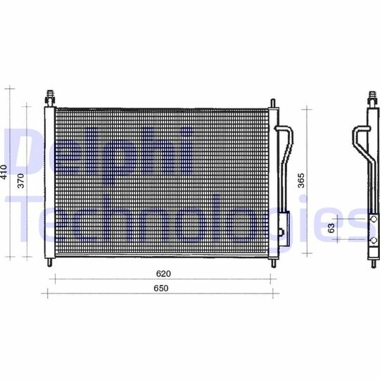 TSP0225218 - Condenser, air conditioning 