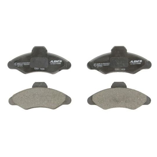 C1G017ABE - Brake Pad Set, disc brake 