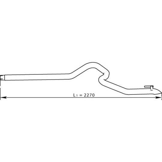 74624 - Exhaust pipe 