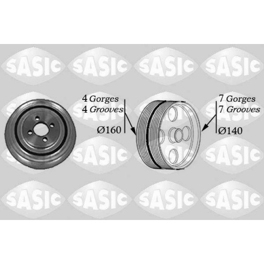 2156031 - Belt Pulley, crankshaft 