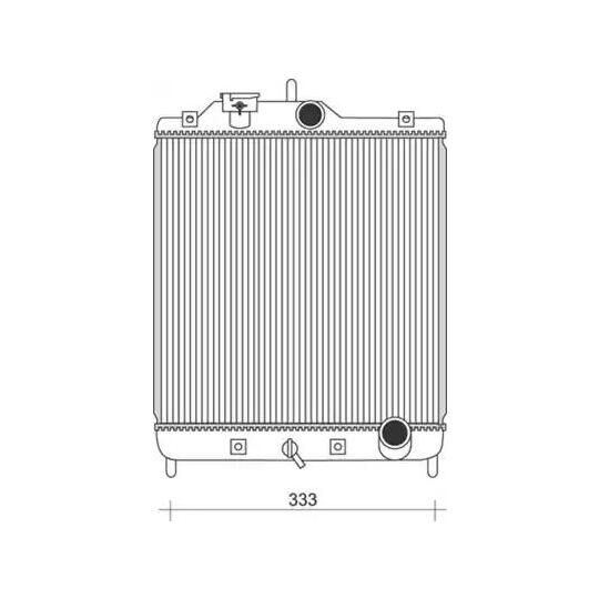 350213926000 - Radiaator, mootorijahutus 