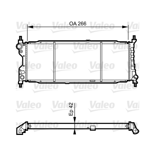 731179 - Radiator, engine cooling 