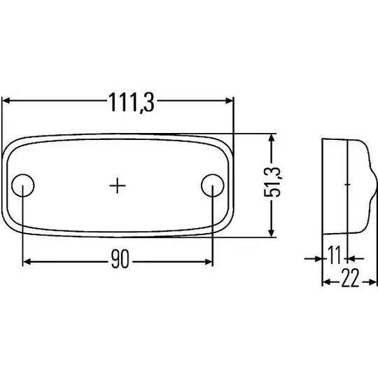 2PS 963 639-177 - Side Marker Light 