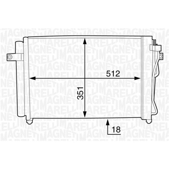 350203612000 - Condenser, air conditioning 