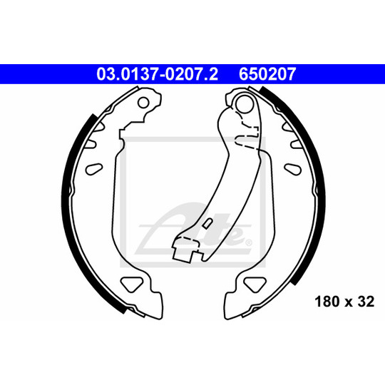 03.0137-0207.2 - Bromsbackar, sats 