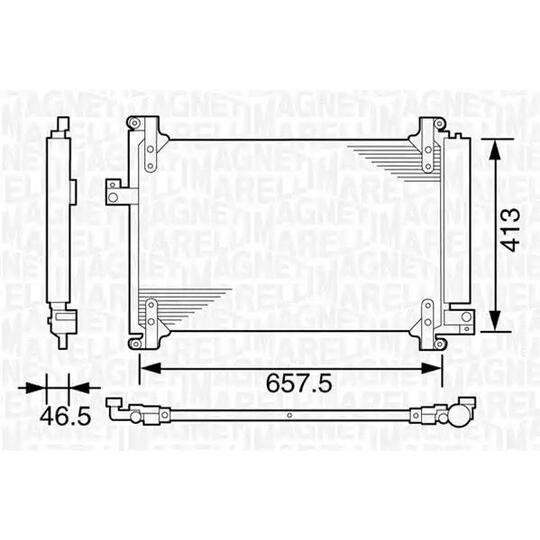 350203161000 - Condenser, air conditioning 