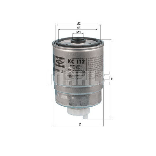 KC 112 - Fuel filter 
