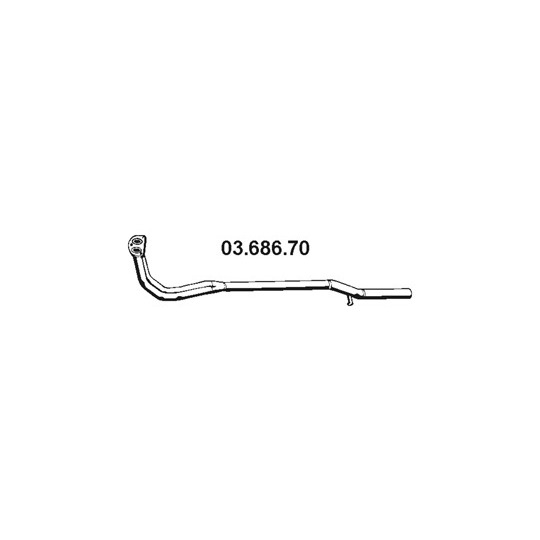 03.686.70 - Exhaust pipe 