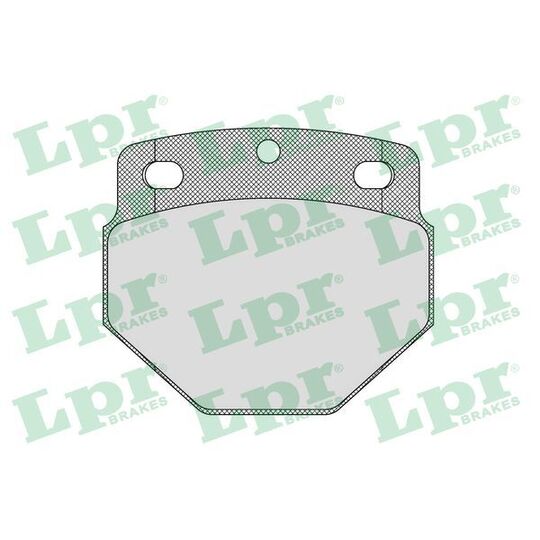 05P1540 - Brake Pad Set, disc brake 
