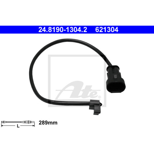 24.8190-1304.2 - Warning Contact, brake pad wear 