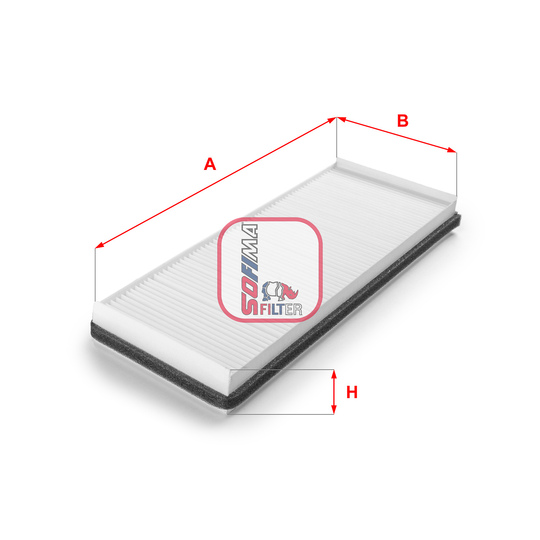 S 3155 C - Filter, interior air 