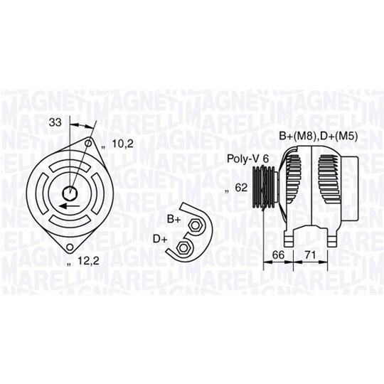 063321332010 - Alternator 