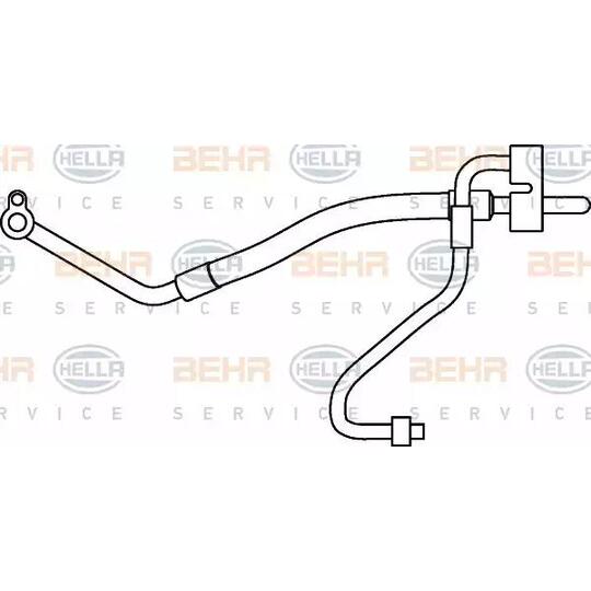 9GS 351 337-161 - High Pressure Line, air conditioning 