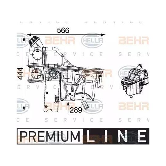 8MA 376 705-471 - Expansion Tank, coolant 