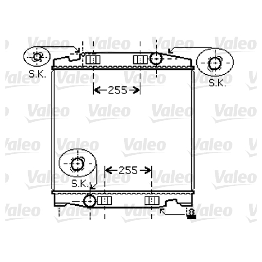 733411 - Radiator, engine cooling 