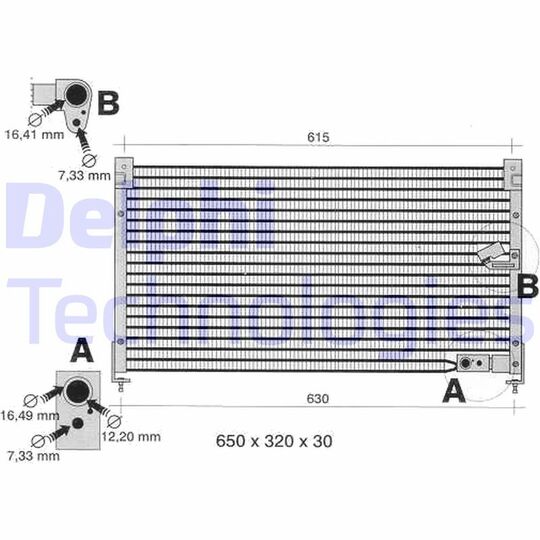 TSP0225134 - Condenser, air conditioning 