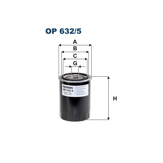 OP 632/5 - Oil filter 