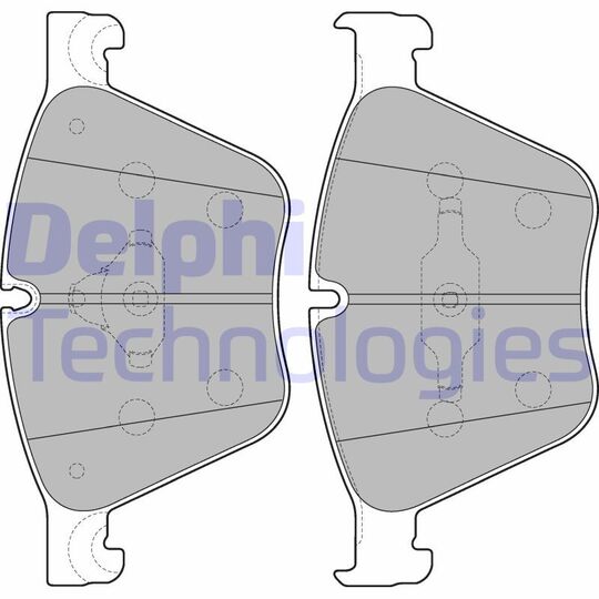 LP2210 - Brake Pad Set, disc brake 