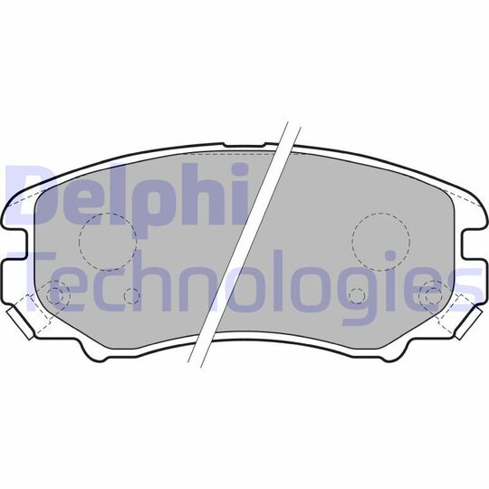 LP1902 - Brake Pad Set, disc brake 