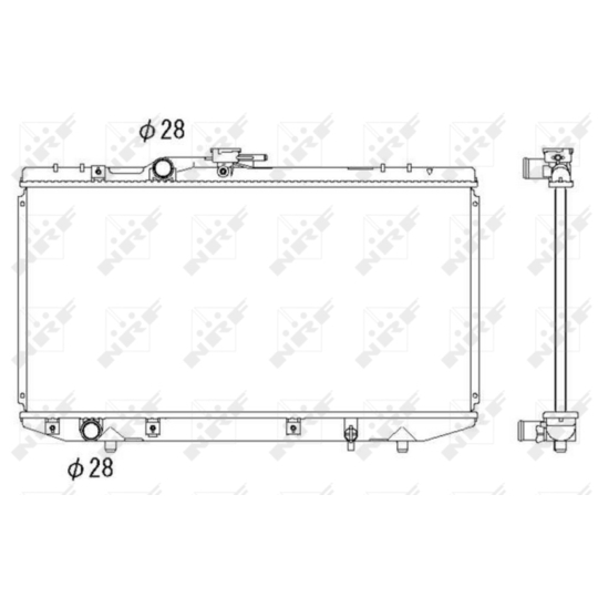 53269 - Radiaator, mootorijahutus 