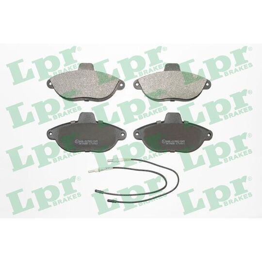 05P346 - Brake Pad Set, disc brake 