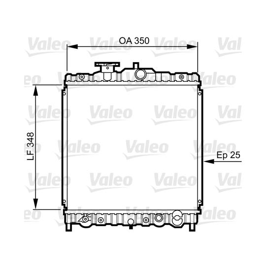 731459 - Radiator, engine cooling 