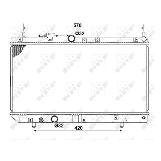 53277 - Radiator, engine cooling 