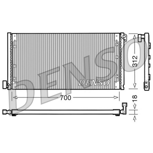 DCN12001 - Condenser, air conditioning 