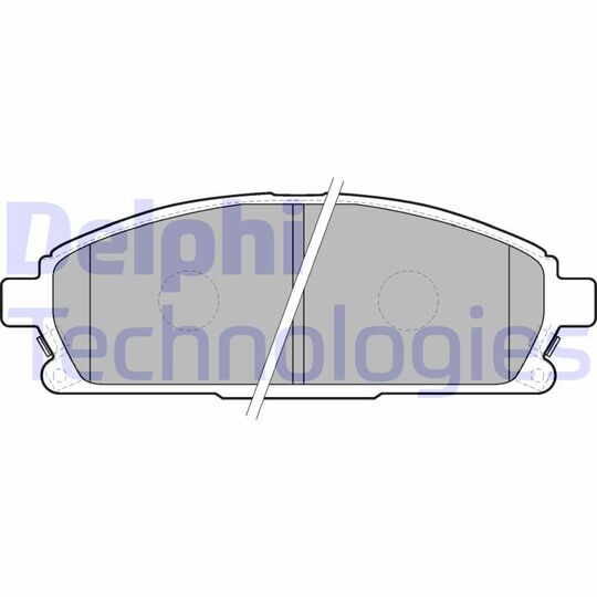 LP1659 - Brake Pad Set, disc brake 