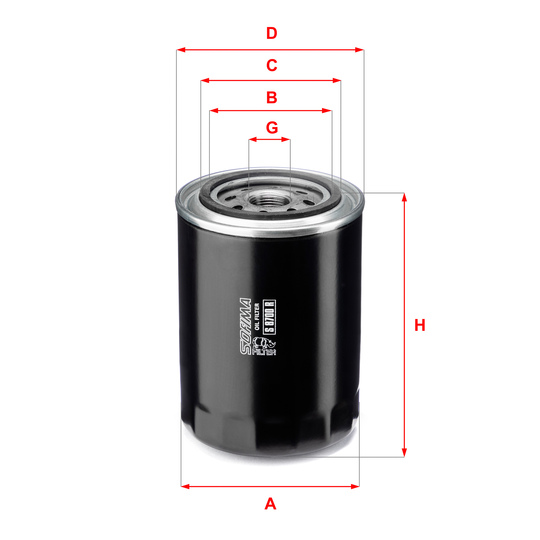 S 8700 R - Oil filter 