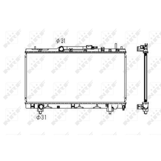 53347 - Radiator, engine cooling 