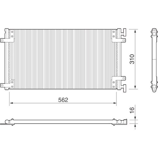 350203149000 - Condenser, air conditioning 